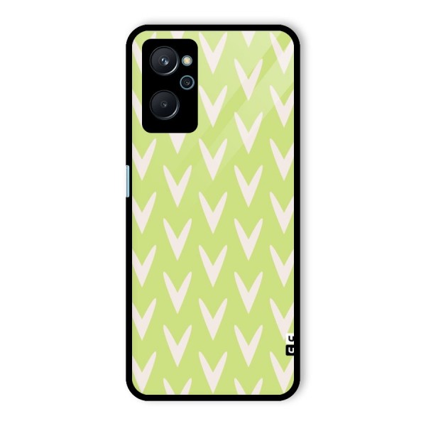 Pastel Green Grass Glass Back Case for Realme 9i