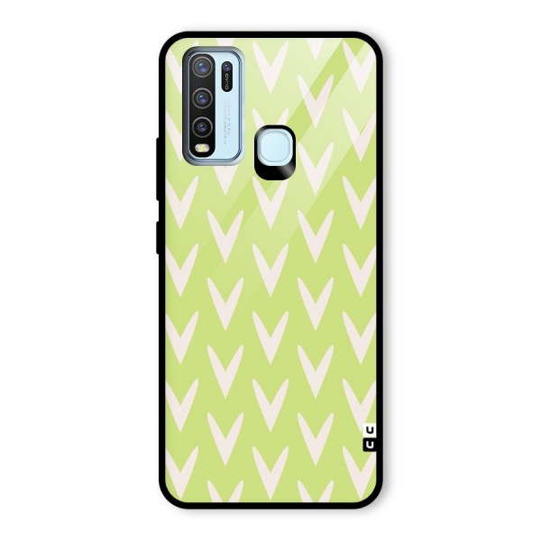 Pastel Green Grass Glass Back Case for Vivo Y50