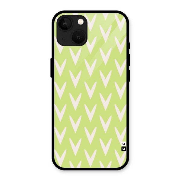 Pastel Green Grass Glass Back Case for iPhone 13