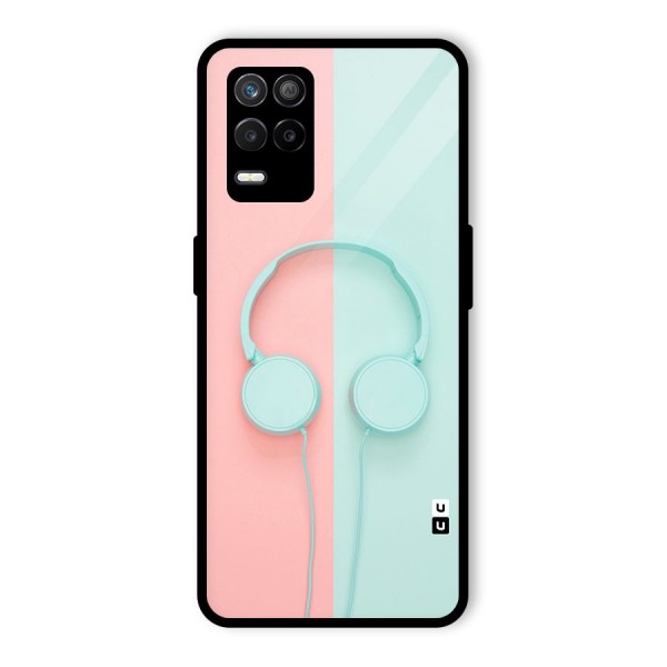 Pastel Headphones Glass Back Case for Realme 9 5G