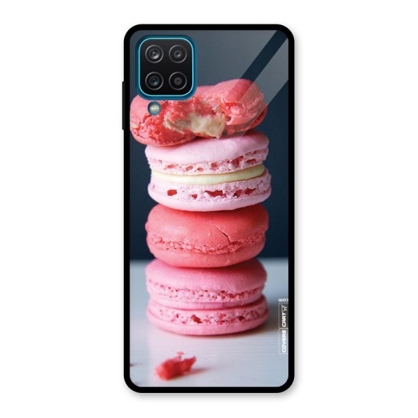 Pastel Macroons Glass Back Case for Galaxy A12