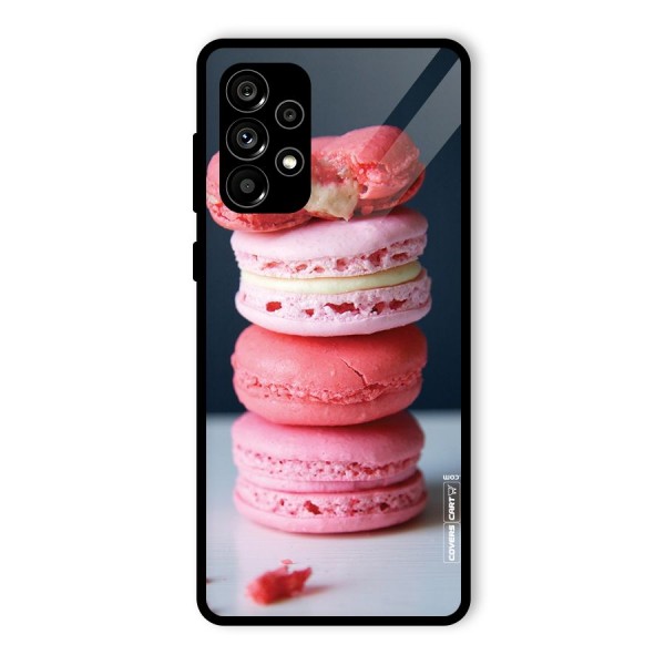 Pastel Macroons Glass Back Case for Galaxy A73 5G