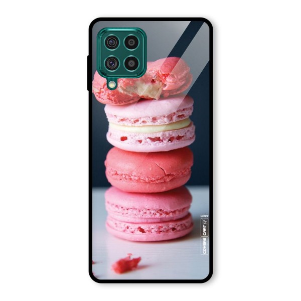 Pastel Macroons Glass Back Case for Galaxy F62