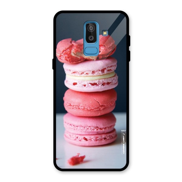 Pastel Macroons Glass Back Case for Galaxy J8