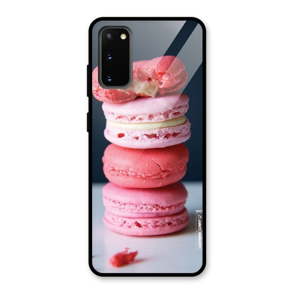 Pastel Macroons Glass Back Case for Galaxy S20