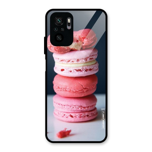 Pastel Macroons Glass Back Case for Redmi Note 10