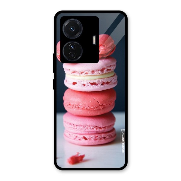 Pastel Macroons Glass Back Case for Vivo T1 Pro