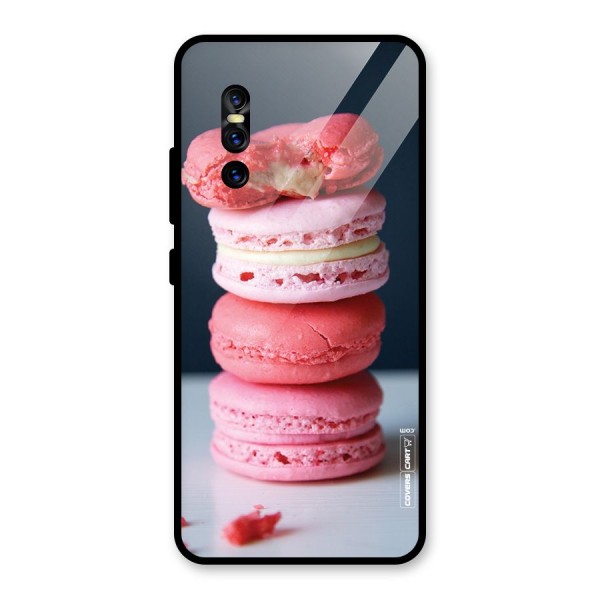 Pastel Macroons Glass Back Case for Vivo V15 Pro