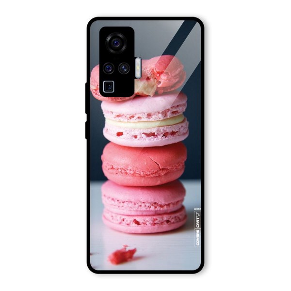 Pastel Macroons Glass Back Case for Vivo X50 Pro