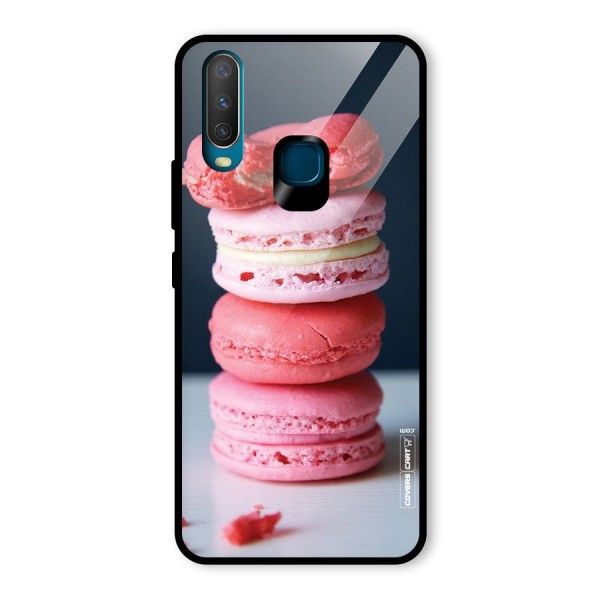 Pastel Macroons Glass Back Case for Vivo Y12