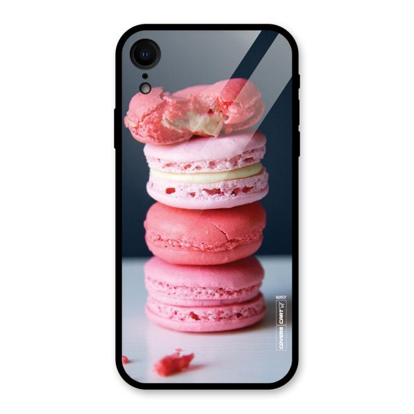 Pastel Macroons Glass Back Case for XR