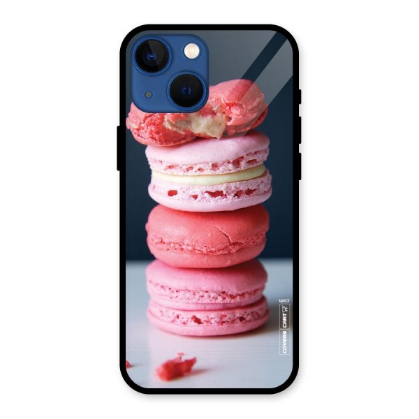 Pastel Macroons Glass Back Case for iPhone 13 Mini