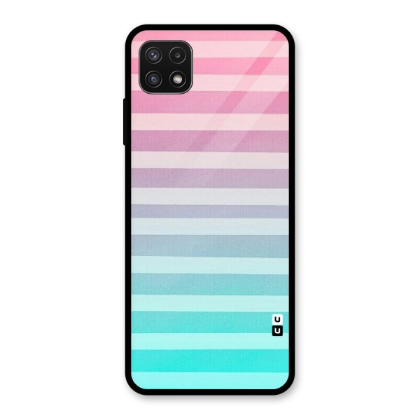 Pastel Ombre Glass Back Case for Galaxy A22 5G