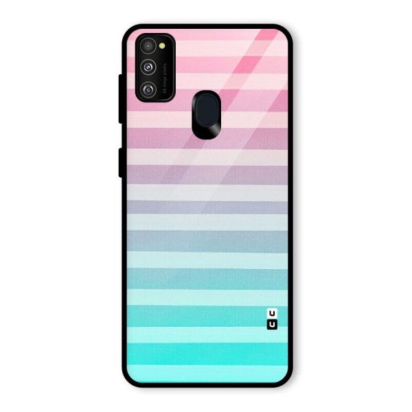 Pastel Ombre Glass Back Case for Galaxy M21