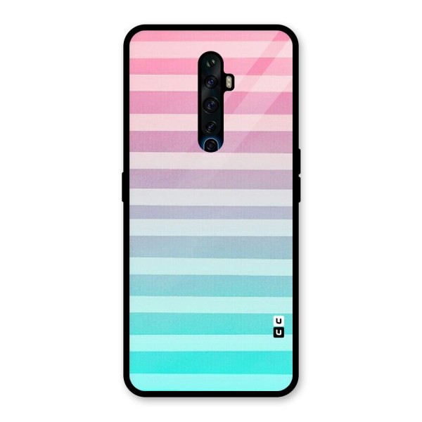 Pastel Ombre Glass Back Case for Oppo Reno2 Z