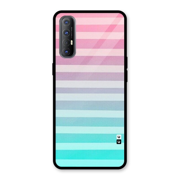 Pastel Ombre Glass Back Case for Oppo Reno3 Pro