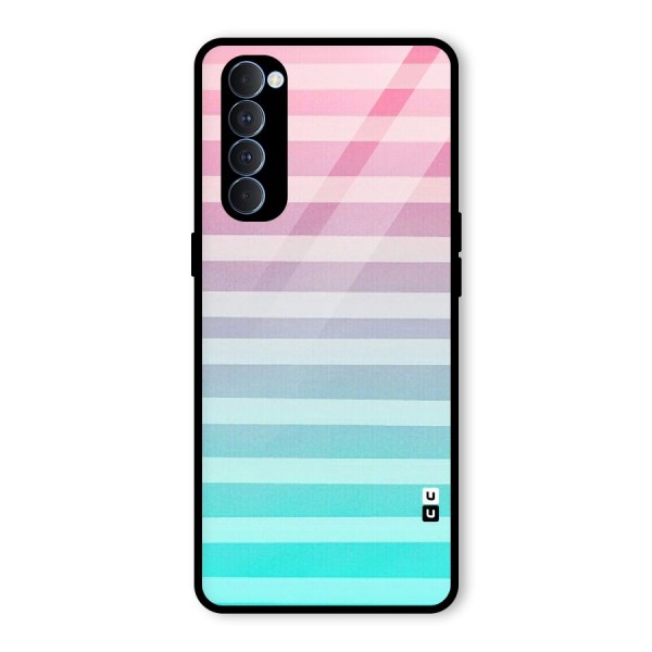 Pastel Ombre Glass Back Case for Oppo Reno4 Pro