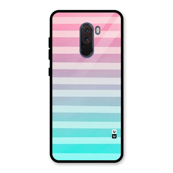 Pastel Ombre Glass Back Case for Poco F1