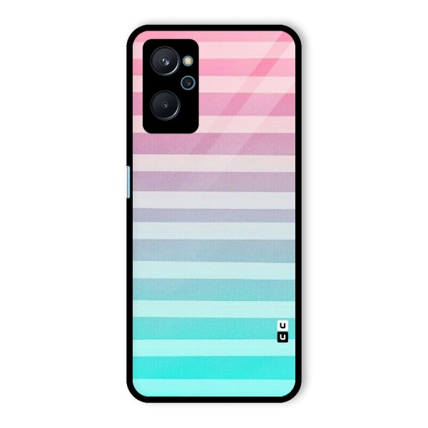 Pastel Ombre Glass Back Case for Realme 9i