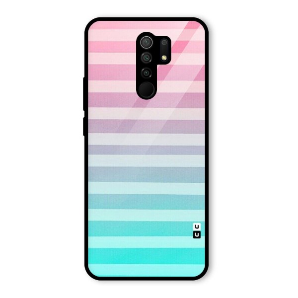 Pastel Ombre Glass Back Case for Redmi 9 Prime