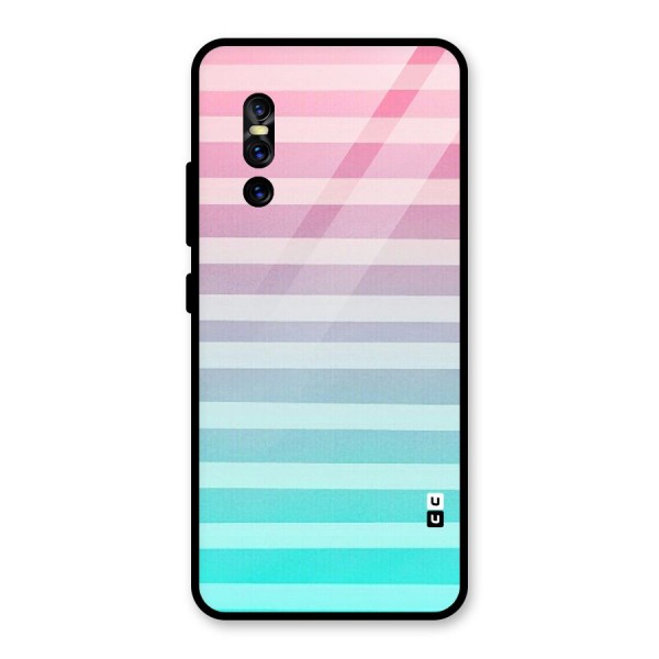 Pastel Ombre Glass Back Case for Vivo V15 Pro