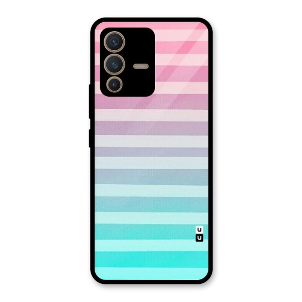 Pastel Ombre Glass Back Case for Vivo V23 5G