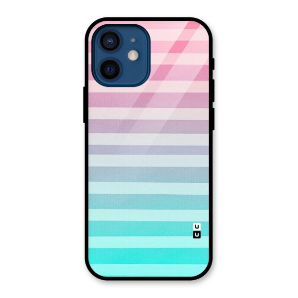 Pastel Ombre Glass Back Case for iPhone 12 Mini