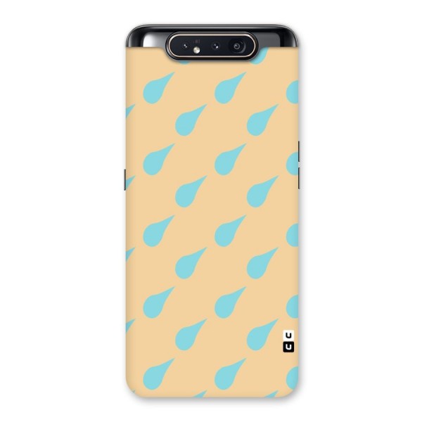 Pastel Orange Drops Back Case for Galaxy A80