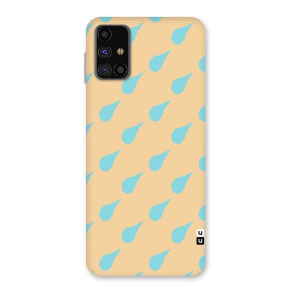 Pastel Orange Drops Back Case for Galaxy M31s