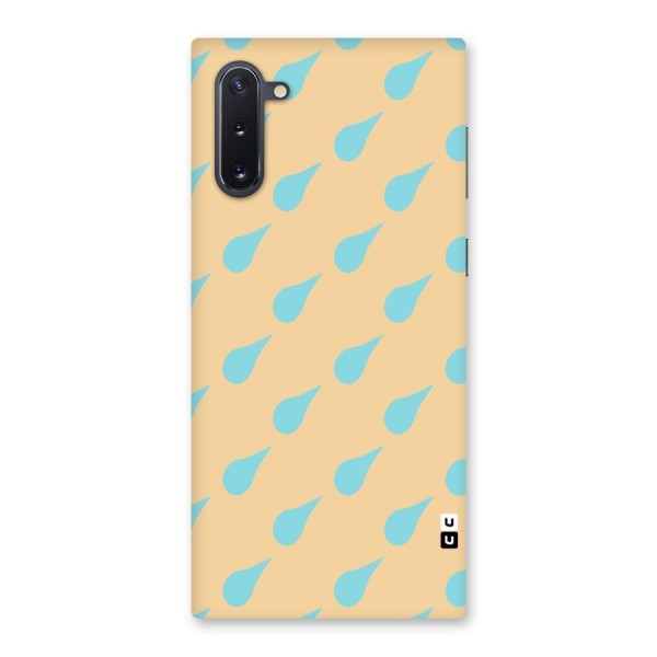 Pastel Orange Drops Back Case for Galaxy Note 10