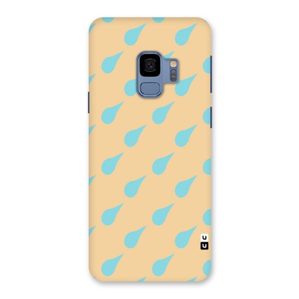 Pastel Orange Drops Back Case for Galaxy S9