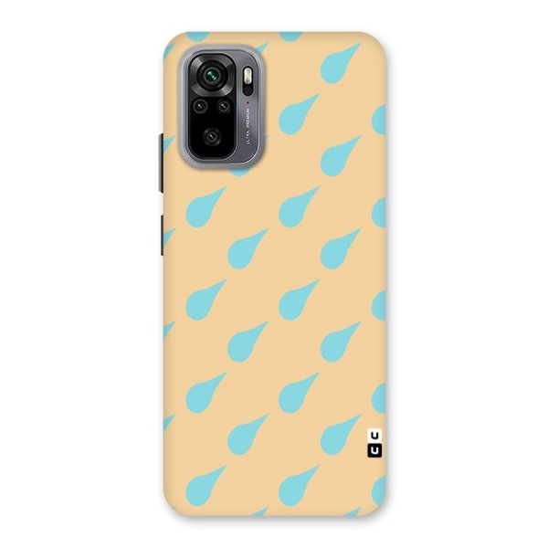 Pastel Orange Drops Back Case for Redmi Note 10