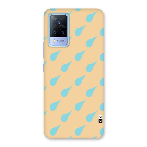 Pastel Orange Drops Back Case for Vivo V21 5G