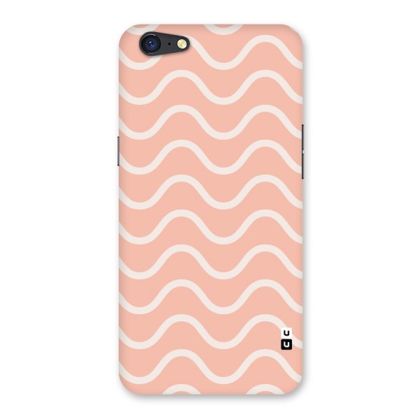 Pastel Peach Waves Back Case for Oppo A71