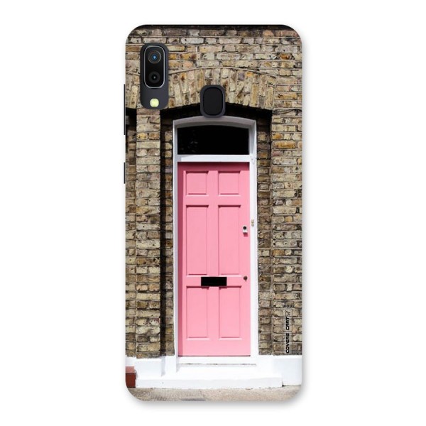 Pastel Pink Door Back Case for Galaxy A20