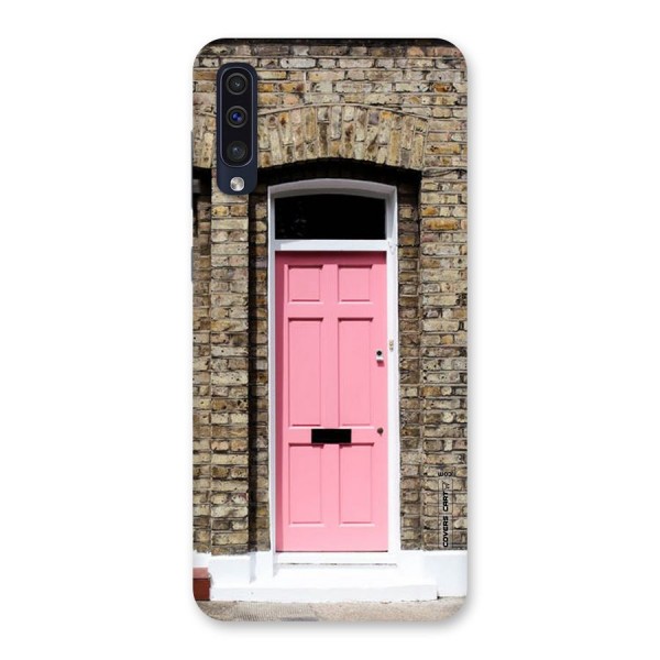 Pastel Pink Door Back Case for Galaxy A50