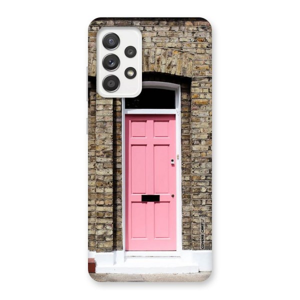 Pastel Pink Door Back Case for Galaxy A52