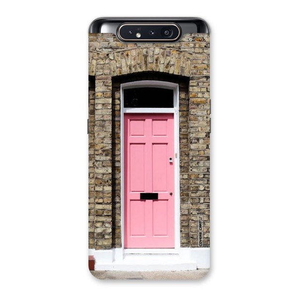 Pastel Pink Door Back Case for Galaxy A80