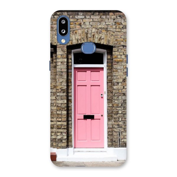 Pastel Pink Door Back Case for Galaxy M01s