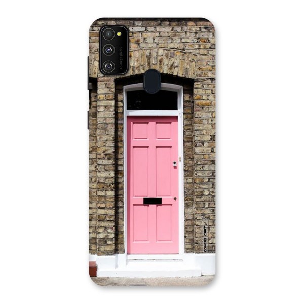 Pastel Pink Door Back Case for Galaxy M21