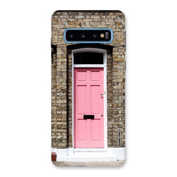 Pastel Pink Door Back Case for Galaxy S10