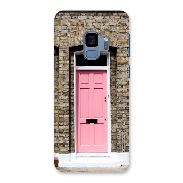 Pastel Pink Door Back Case for Galaxy S9