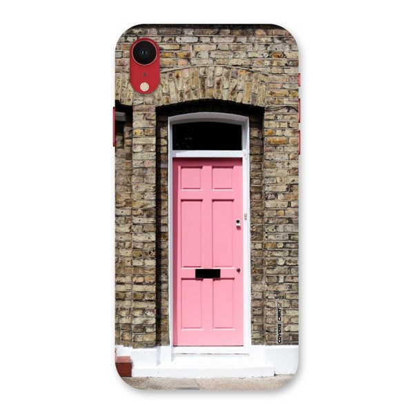 Pastel Pink Door Back Case for iPhone XR