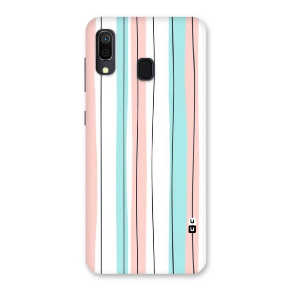 Pastel Tri Stripes Back Case for Galaxy A30