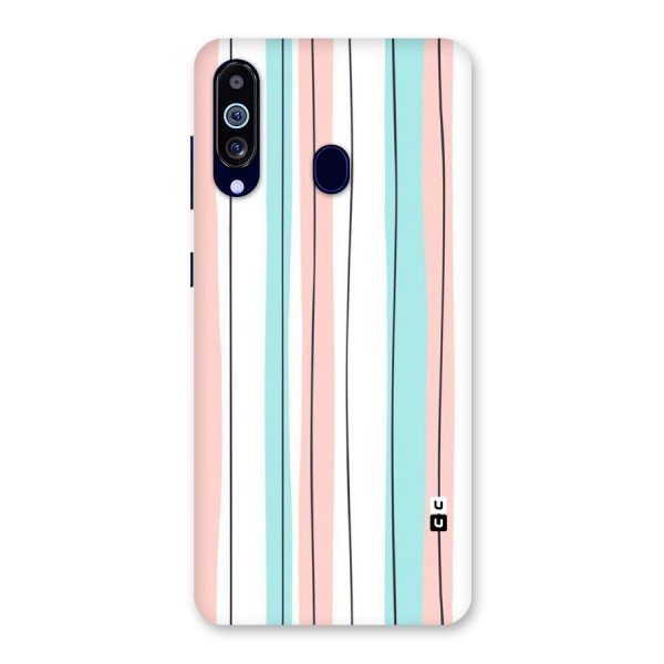 Pastel Tri Stripes Back Case for Galaxy A60