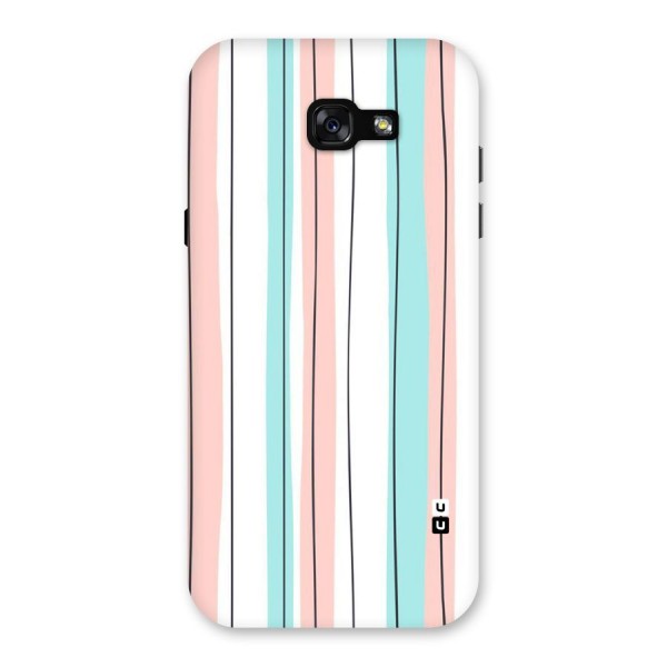 Pastel Tri Stripes Back Case for Galaxy A7 (2017)