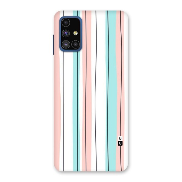 Pastel Tri Stripes Back Case for Galaxy M51