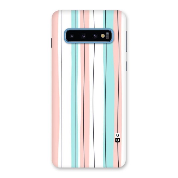 Pastel Tri Stripes Back Case for Galaxy S10