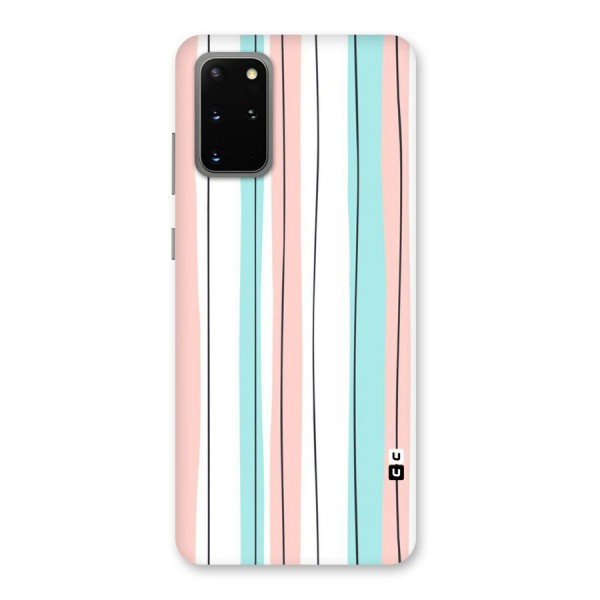 Pastel Tri Stripes Back Case for Galaxy S20 Plus