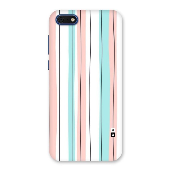 Pastel Tri Stripes Back Case for Honor 7s